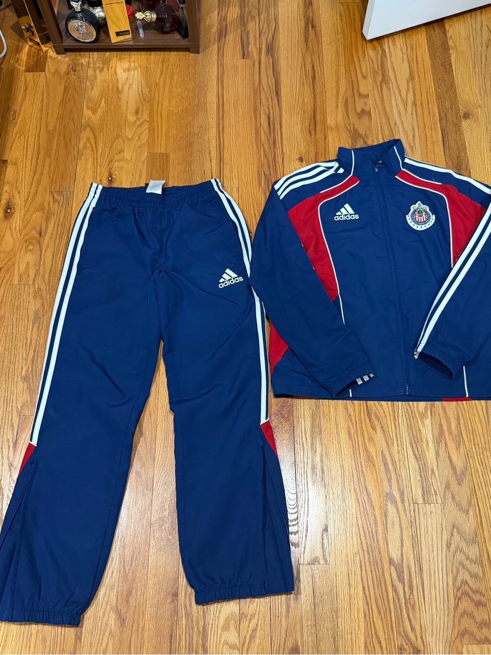 Vintage Adidas guadalajara chivas tracksuit training warmup